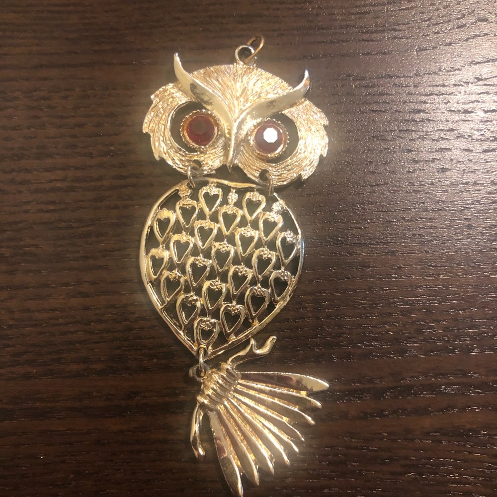 Vintage Owl Pendant